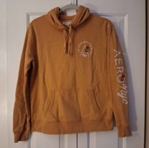 Mustard Yellow Aeropostale Hoodie W M